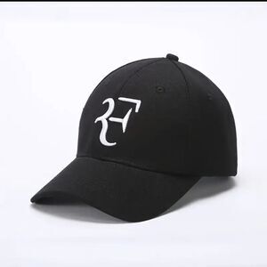 Gothic Letter F Embroidery Baseball Cap Simple Solid Color Dad Hats Lightweight